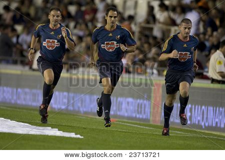 สเปนลีแข่งขันฟุตบอลหรือฟุตบอลในยุโรป - บาเลนเซีย vs Espanyol - Octuber 2007 - 2007-2008 
