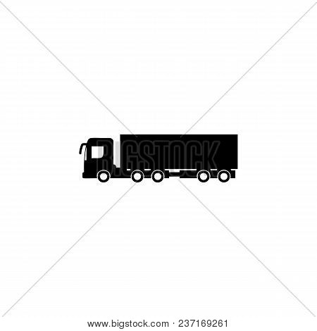 Cargo With A Trailer Icon. Element Of Car Type Icon. Premium Quality Graphic Design Icon. Signs And 