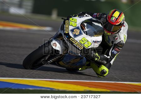 巴伦西亚，西班牙-11 月 6 日： MotoGP Comunitat 瓦伦西亚-Luca Pesek-关于 2009 年 11 月 6 日在瓦尔