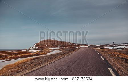 Snow Is Melting Slowly In The Northern Parts Of Norway