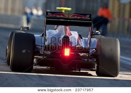 VALENCIA, Spagna - 3 febbraio: Test di F1 - F1 il diffusore - il 3 febbraio 2010 in Cheste, Valencia, S