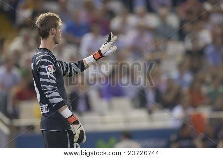 วาเลนเซีย สเปน - 22 กันยายน - การแข่งขันฟุตบอลของลีกฟุตบอลอาชีพสเปนระหว่าง Valenc