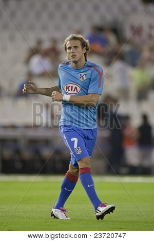 วาเลนเซีย สเปน - 22 กันยายน - การแข่งขันฟุตบอลของลีกฟุตบอลอาชีพสเปนระหว่าง Valenc