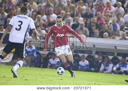 VALENCIA, Spagna - 29 settembre: UEFA Champions League, Valencia C.F. vs Manchester United, Mestalla 