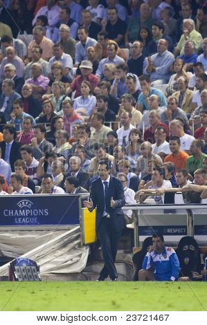 VALENCIA, Spagna - 29 settembre, UEFA Champions League, Valencia C.F. vs Manchester United, Mestalla 