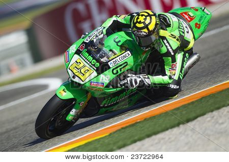วาเลนเซีย สเปน - 6 พฤศจิกายน: Andrea Iannone ใน motogp Grand Prix ของ Comunitat Valenciana, Ricar