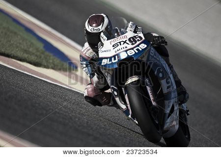 VALENCIA, SPAIN - NOVEMBER 6: Al Naimi in motogp Grand Prix of the Comunitat Valenciana, Ricardo Tormo Circuit of Cheste, Spain on november 6, 2010