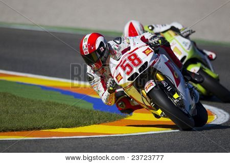 VALENCIA, İspanya - 6 Kasım: Simoncelli MotoGP Comunitat Valenciana, Ricardo T Grand Prix