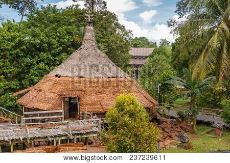 Traditional House, Sarawak Culture Village. Borneo Malaysia