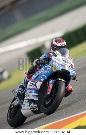VALENCIA, SPAIN - NOVEMBER 7: Al Naimi in motogp Grand Prix of the Comunitat Valenciana, Ricardo Tormo Circuit of Cheste on November 7, 2010 in Valencia, Spain