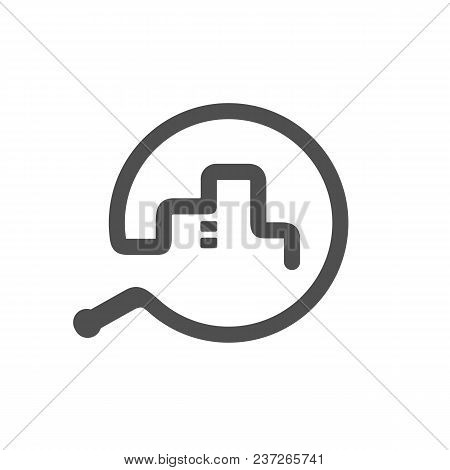 Whip Symbols Combined With City, Vector Illustration Design