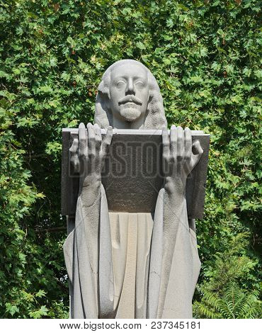 Yerevan, Armenia - October 05, 2017: Fragment Of Monument To Armen Tigranian (1879-1950), Armenian M