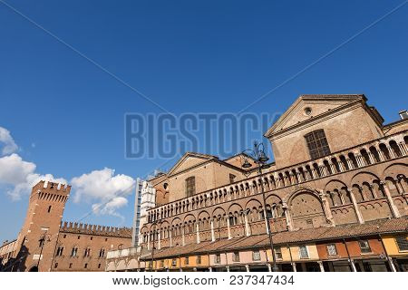 St. George Cathedral (cattedrale Di San Giorgio - 1135) And The Town Hall Building, In The City Of F