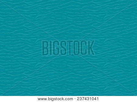 Abstract Seamless Pattern In The Form Of Turquoise Waves