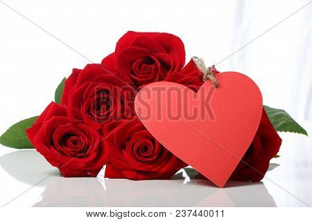 Valentine's Day Concept Theme With Roses