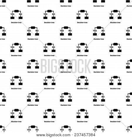 Decision Tree Pattern Vector Seamless Repeating For Any Web Design
