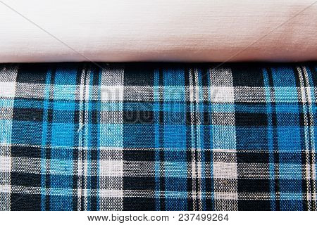 Two Types Of Tissues With A Cellular And Even Texture Lie Side By Side Exactly