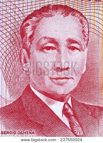 Sergio Osmena Portrait From Old Philippine Peso
