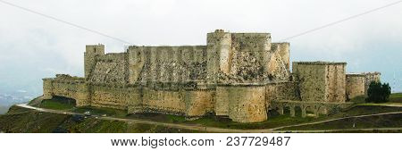 View To Krak Des Chevaliers Castle In Syria