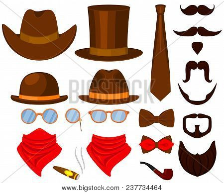Colorful Cartoon Hipster 21 Element Avater Constructor Set. Fashion Vector Illustration For Gift Car