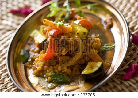 Curry de lentejas