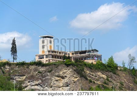 Barrandov Terraces Funkcionalism Buildings In Prague, Czech Republic