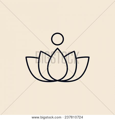 Illustration of a lotus flower