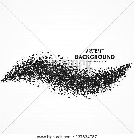 Abstract Grunge Background Made With Triangles Vector