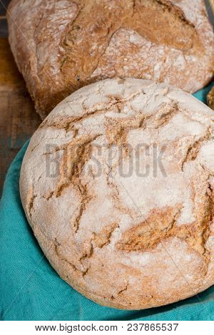 Farmers Homemade Organic Wheat, Barley And Rye Bread In Assortment