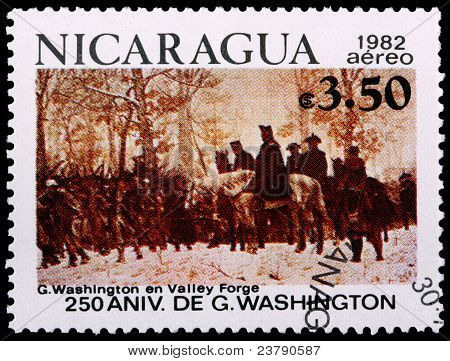 A 3.50-cordoba Stamp Printed In Nicaragua