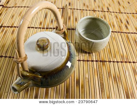 Traditional Japanese Teapot  Set