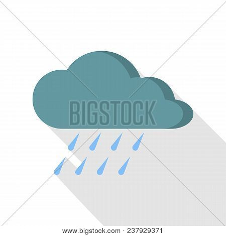 Rain Icon. Flat Illustration Of Rain Vector Icon For Web