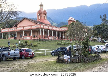 Pindamonhangaba, Brazil, July 22, 2017. Temple Of International Society For Krishna Consciousness (i