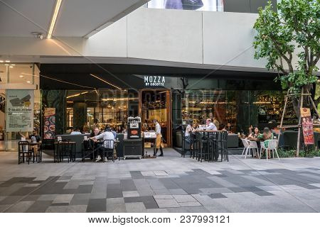 Mozza By Cocotte At Emquatier, Bangkok, Thailand, Mar 8, 2018 : Traditional Italian Restaurant In Vi