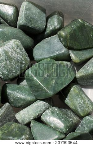Jade Gem Stone As Natural Mineral Rock Specimen