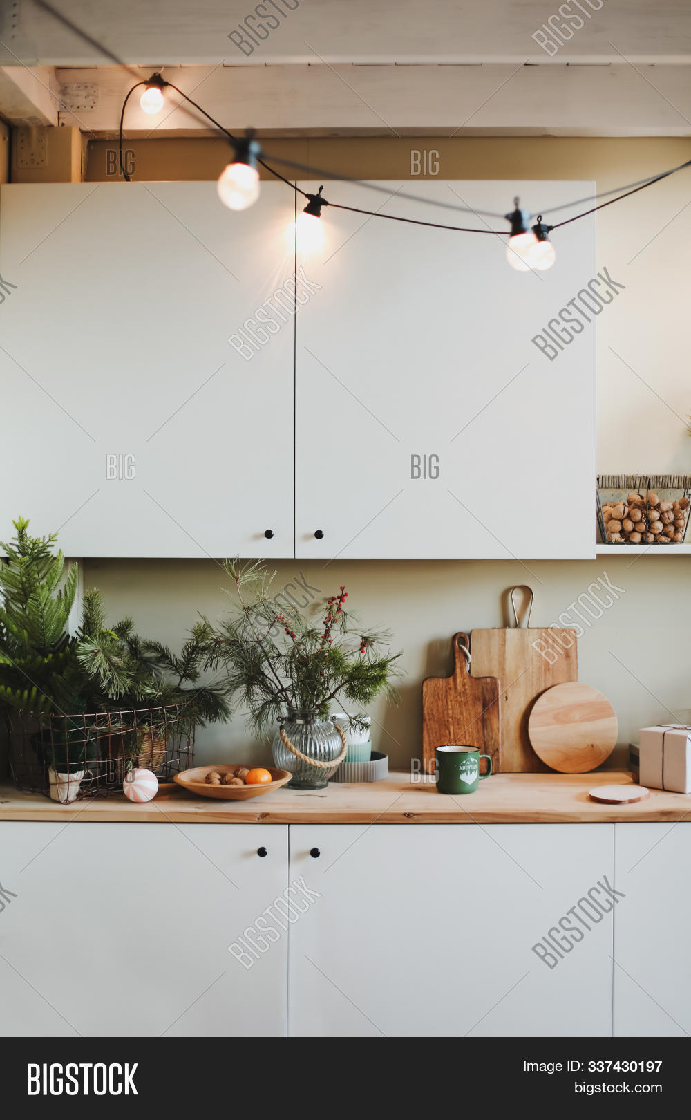 Festive Kitchen Image Photo Free Trial Bigstock