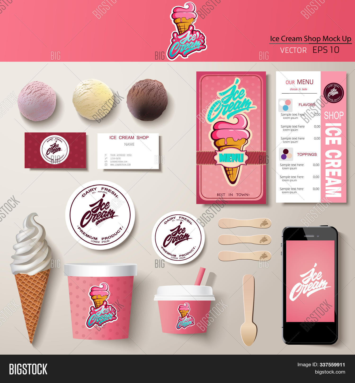 Ice Cream Corporate Image & Photo (Free Trial) Bigstock