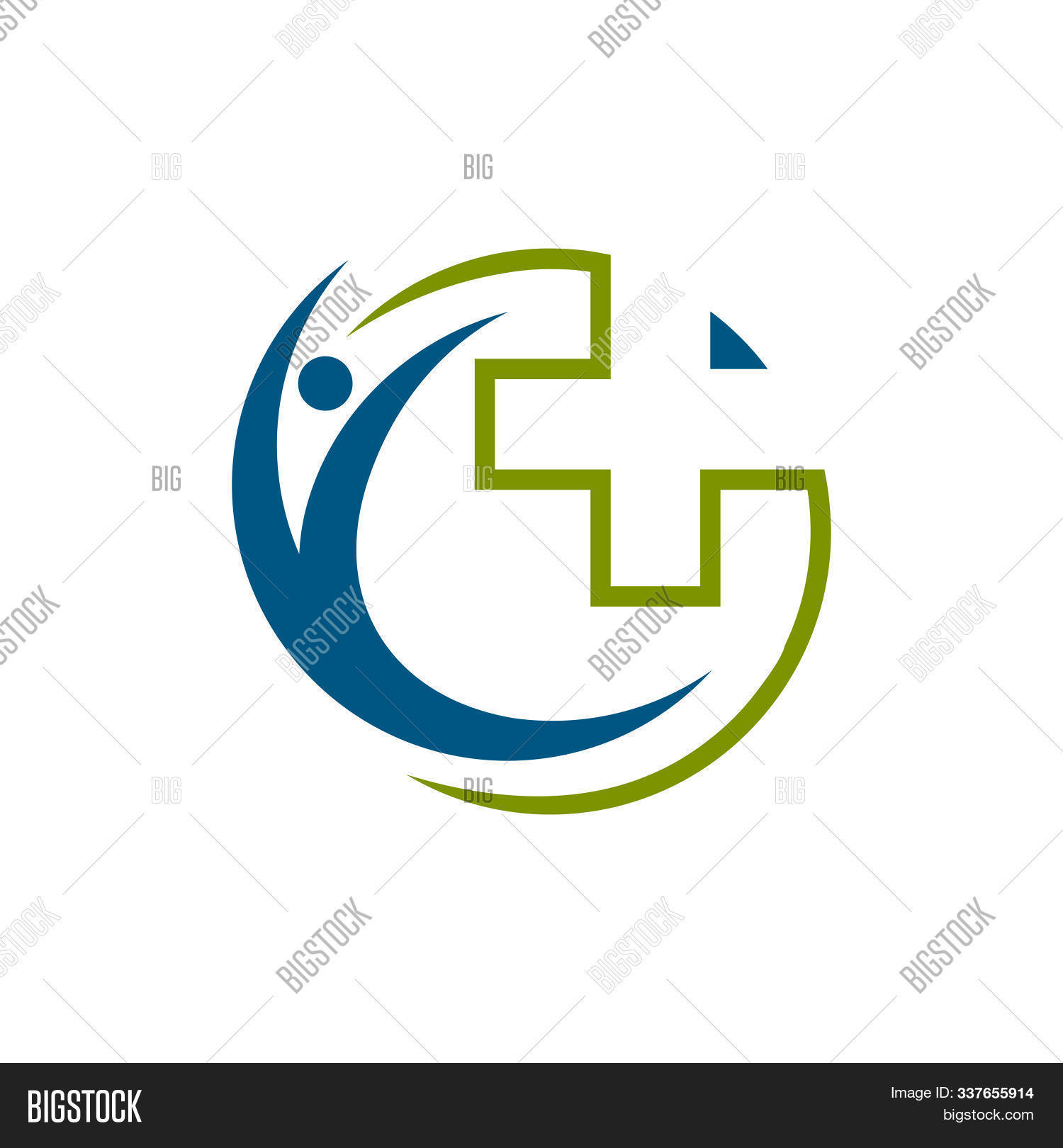 Wellness Logo Design Vector Photo Free Trial Bigstock