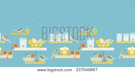 Retro Cozy Kitchen Vector Photo Free Trial Bigstock