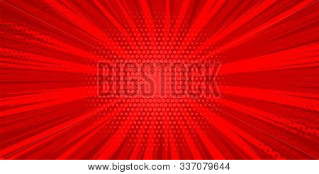 Pop Art Yellow Comics Book Cartoon Magazine Cover. Cartoon Funny Retro Pattern Strip Mock Up. Vector