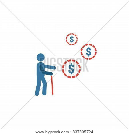 Retirement Payment Icon. Simple Element From Personal Finance Icons Collection. Creative Retirement 