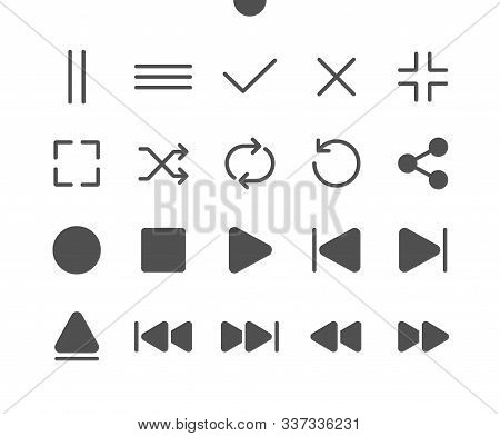 9 Audio Video V1 Ui Pixel Perfect Well-crafted Vector Solid Icons 48x48 Ready For 24x24 Grid For Web