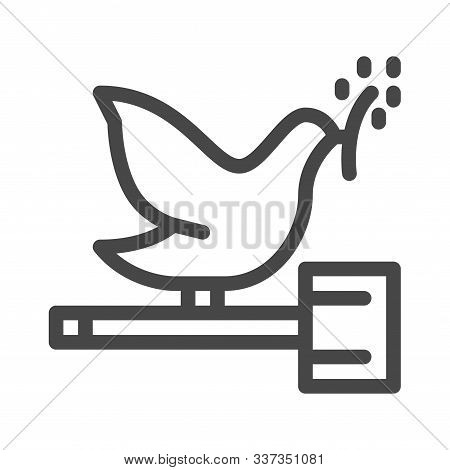 Peace, Justice And Strong Institutions Color Icon. Corporate Social Responsibility. Sustainable Deve