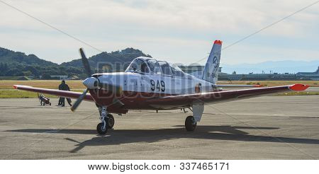 Military Aircraft For Display In Gifu Air Base