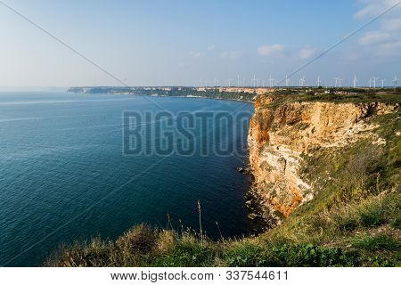 Cape Caliacra Is A Nature Monument In Bulgarian Dobrogea (quadrilateral), Comprising A Medieval Fort