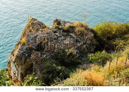 Cape Caliacra Is A Nature Monument In Bulgarian Dobrogea (quadrilateral), Comprising A Medieval Fort