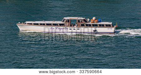 Venice, Italy - September 28, 2017: Silversea Cruises Is A Ultra-luxury Cruise Line Headquartered In