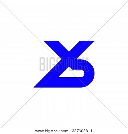 Letter Xb Simple Geometric Line Logo Vector