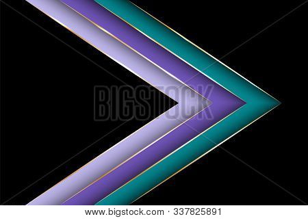 Polygonal Arrow Gold Vector Photo Free Trial Bigstock