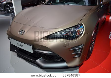 Frankfurt, Germany, September 14-2017: Toyota Gt86 At Iaa 2017